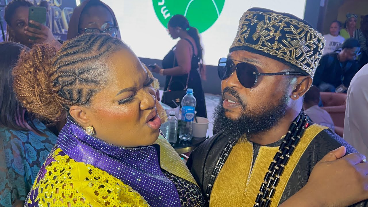 TOYIN ABRAHAM & HER HUSBAND AT SEVEN DOORS MOVIE PREMIERE BY FEMI ADEBAYO