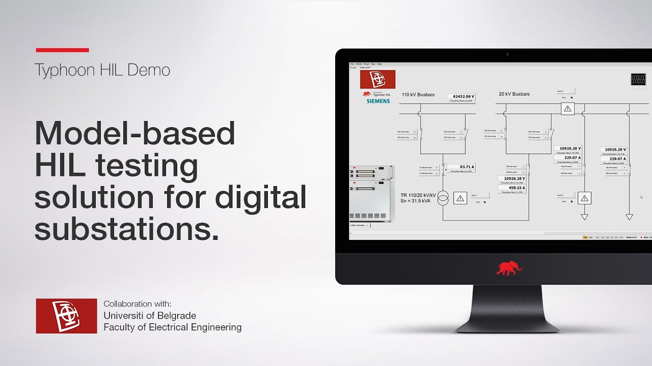 Model-Based HIL Testing Solution for a Digital Substation | Typhoon HIL Demo