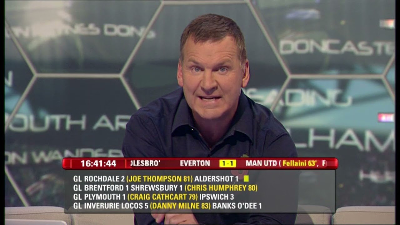 BBC Final Score - Saturday 25th October 2008