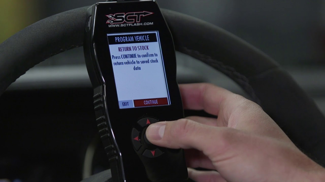 How to Return Your Vehicle To Stock with an SCT X4 Performance Programmer