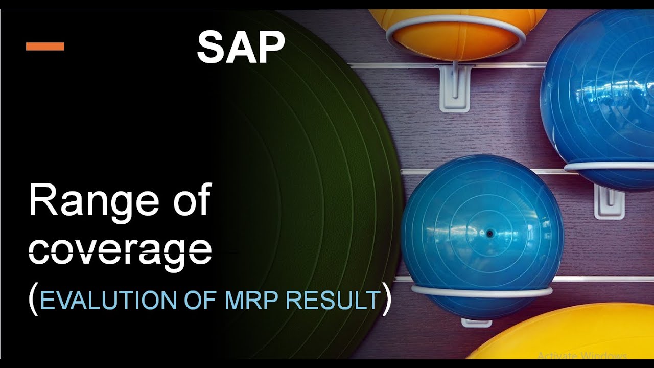 Range of coverage | Stock days supply | SAP PP | SAP Demo| Reciept days supply
