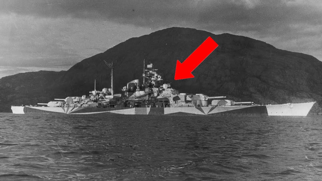 Линкор Тирпиц, который Гитлер запретил выпускать в море!