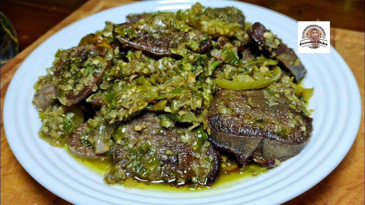 Lidah Sapi Cabe Ijo. Lidah Sapi Empuk, Pedas..