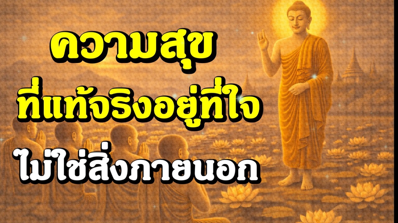 ความสุขที่แท้จริงอยู่ที่ใจ ไม่ใช่สิ่งภายนอก | ฟังธรรมะก่อนนอน , ฟังธรรมก่อนนอน | Ep.254