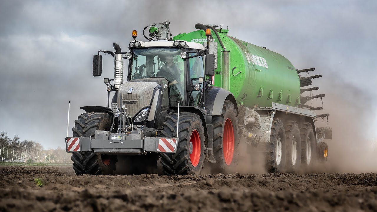 2021 | Fendt 828 Black Beauty | Bouwland bemesten | Joskin Euroliner 24000 TRS
