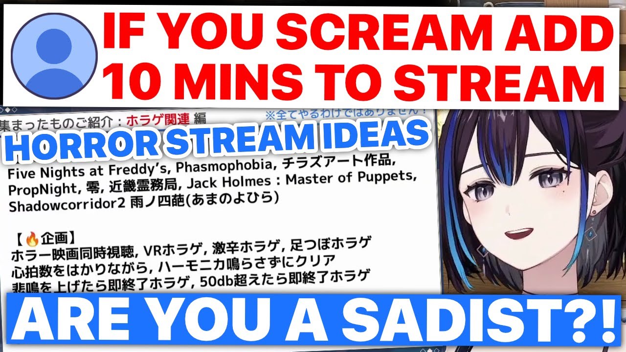 Rei Gets Too Many Horror Game Suggestions (Yubari Rei) [Eng Subs]