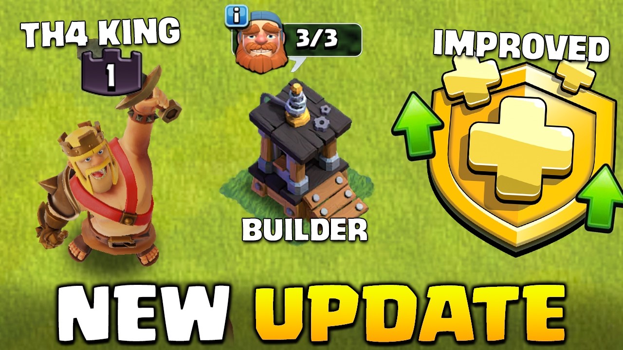 Update! Heroes Unlock Earlier, Extra Builder and Gold Pass Changes!