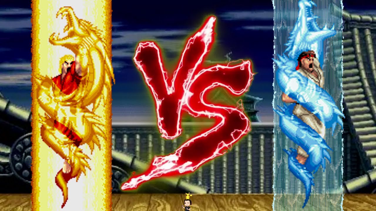 Street Fighter Mugen - Ultimate Ken vs. Ultimate Ryu