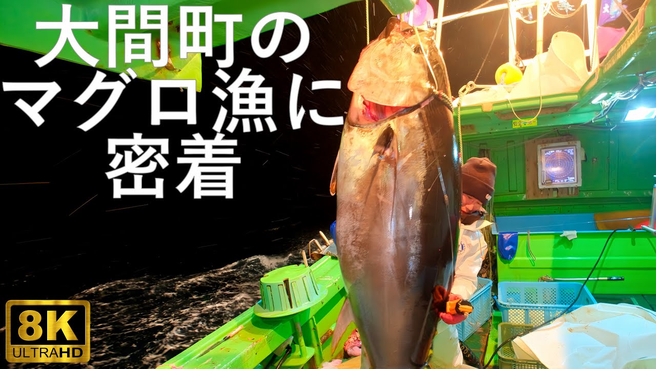 【大荒れのマグロ漁】津軽海峡の真骨頂 死と隣り合わせの過酷な漁場 【青森県大間町】8K 2026
