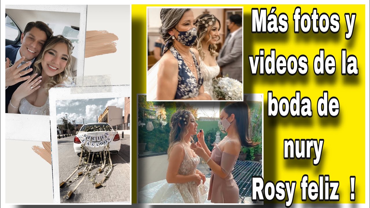 MAS FOTOS Y VIDEOS DE LA BODA DE NURY / ROSY MCMICHAEL  LLORA / /GEORGETTE ROCHA