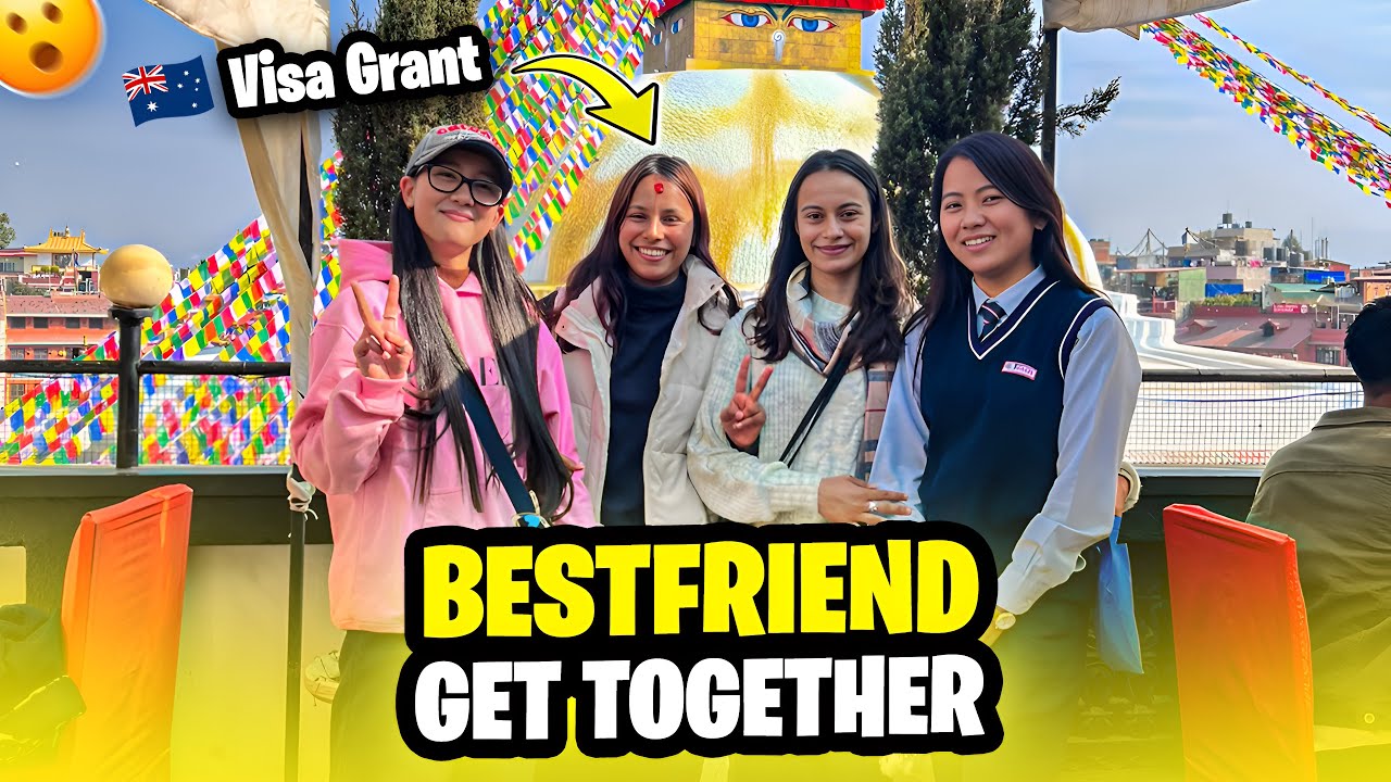Krishma&rsquo;s Visa approved 🇦🇺🥹🙌🏻|together after years|Apekshya Gurung |Appu