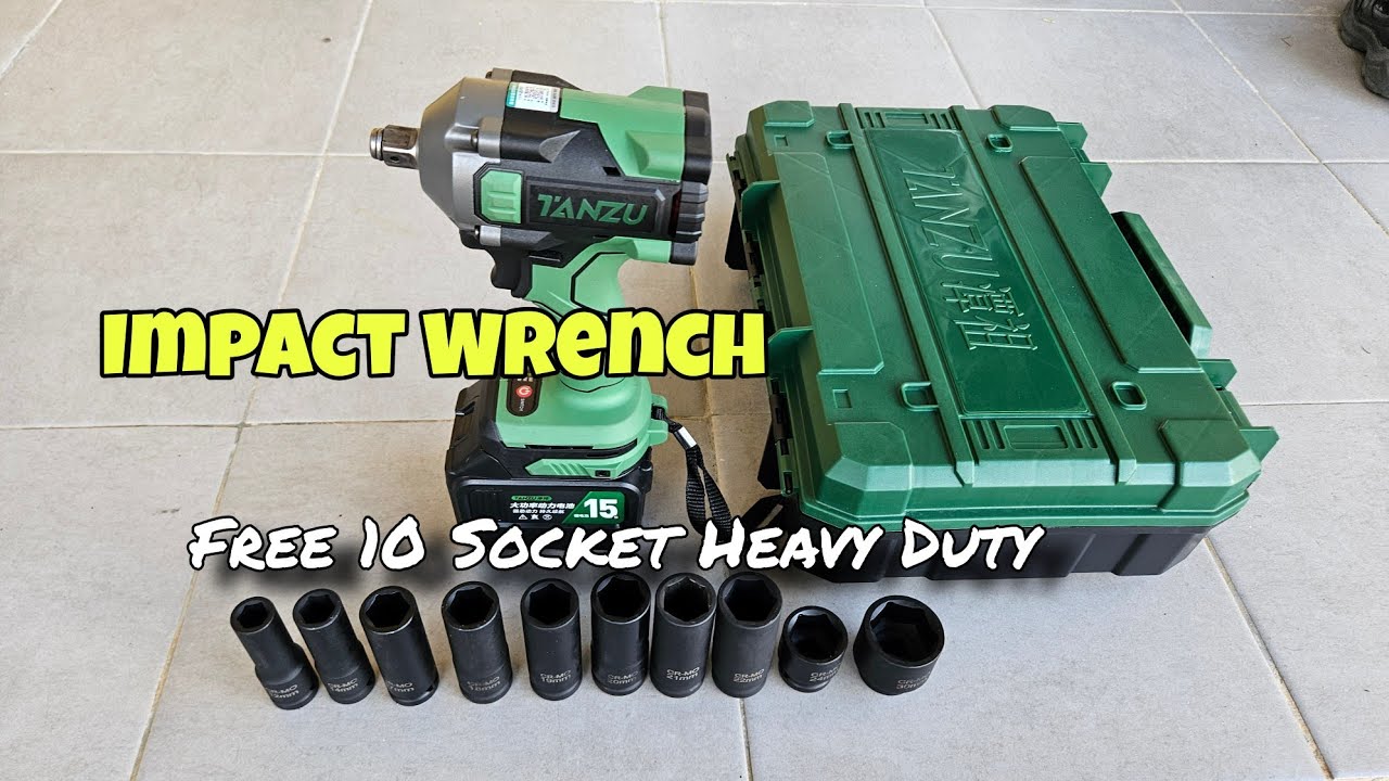 Review Impact Wrench Tanzu 600Nm Cordless TZ-1080