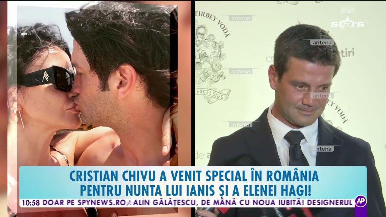 Cristi Chivu, interviu în exclusivitate direct de la nunta lui Ianis și a Elenei Hagi!