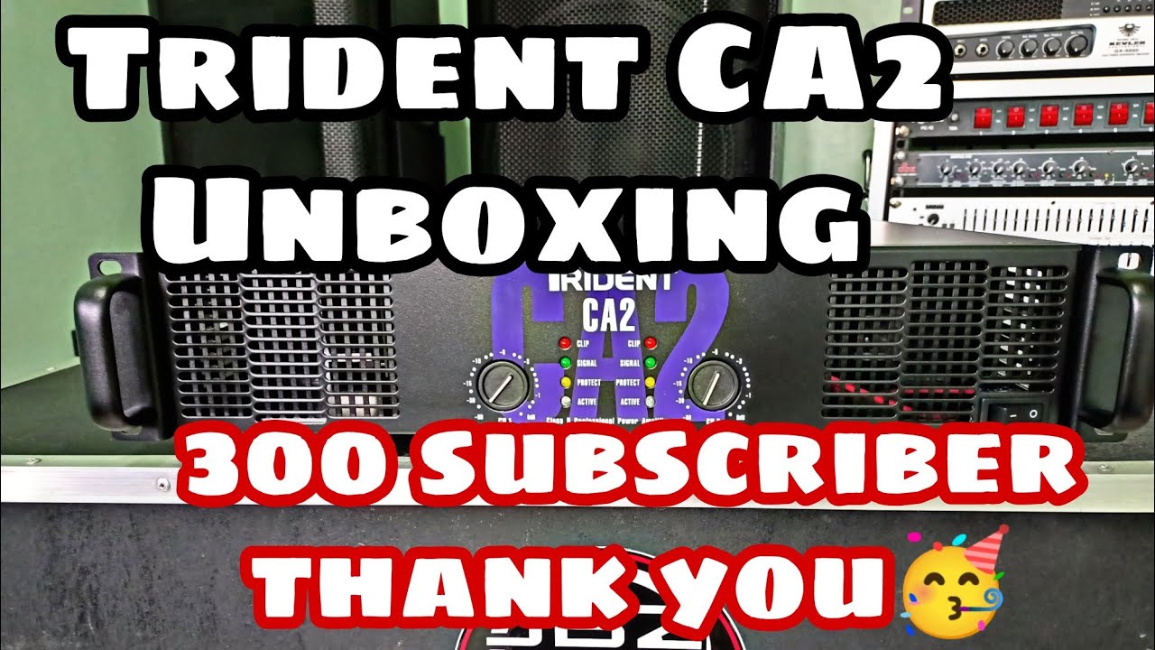Trident CA2 Unboxing l 300 subscriber thank you