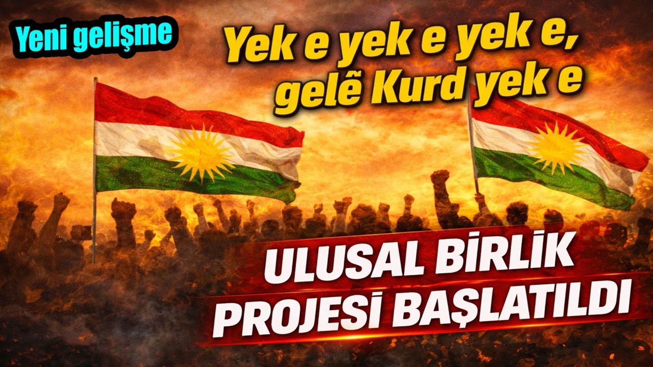 ‘Yek e yek e yek e, gelê Kurd yek e’ ulusal birlik projesi başlatıldı