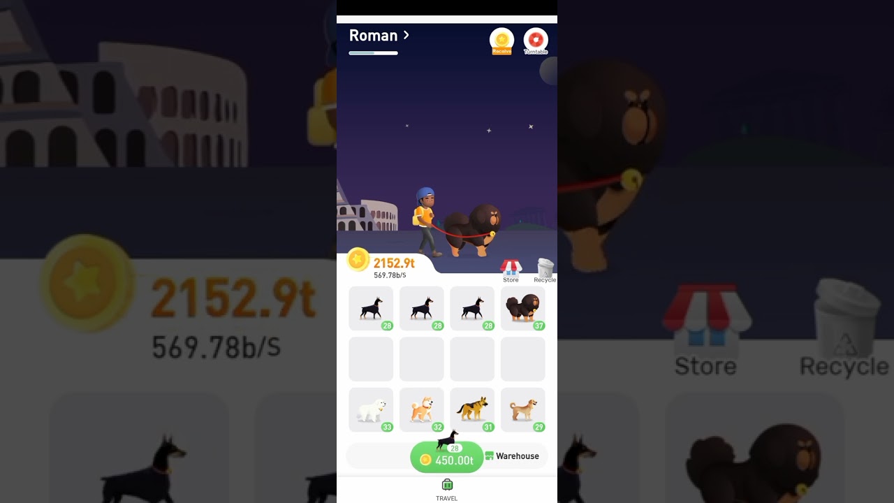 WORLD TRIP GAME# MERGE GAME# COIN EARNING # SHORTS