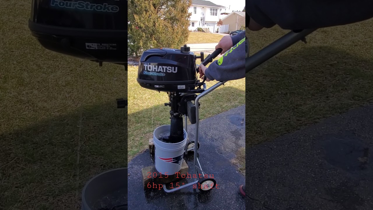 2015 Tohatsu 6hp outboard