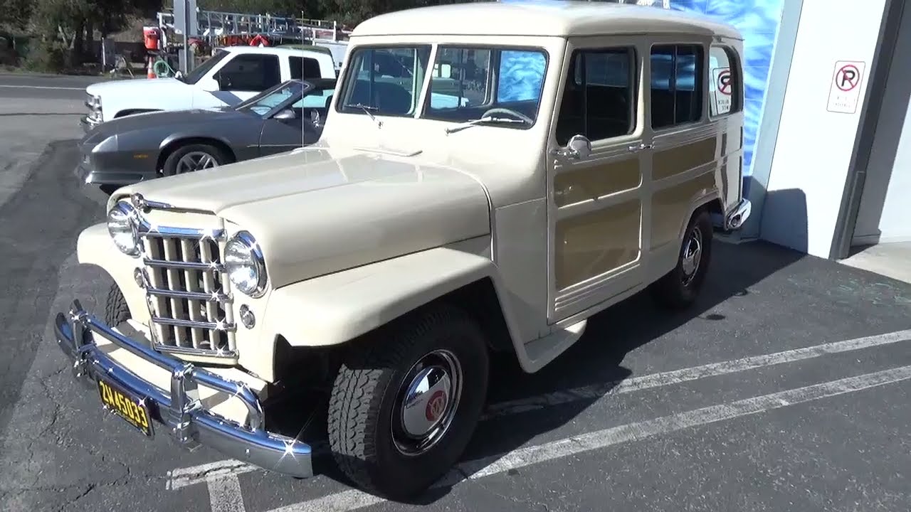 1951 Willys Wagon test drive at Laguna Classic Cars, Laguna Beach, Ca