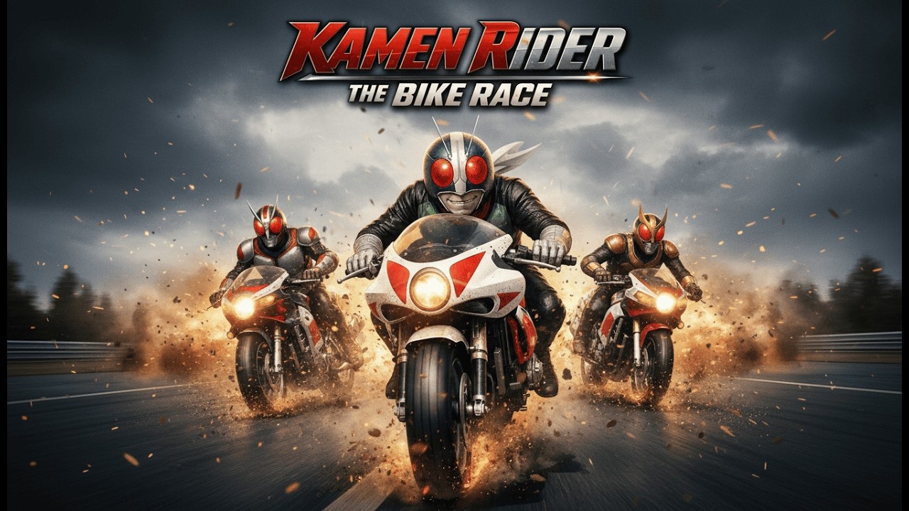 Balapan Gila Kamen Rider! Kamen Rider The Bike Race Gameplay 🏍️🔥 #livestream #ps1 #part1
