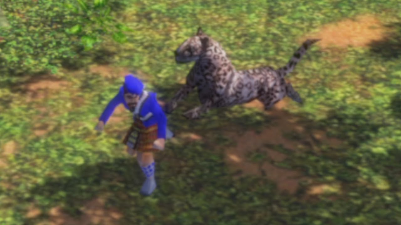 That one guy who got killed by a white jaguar in the aoe3 campaign
