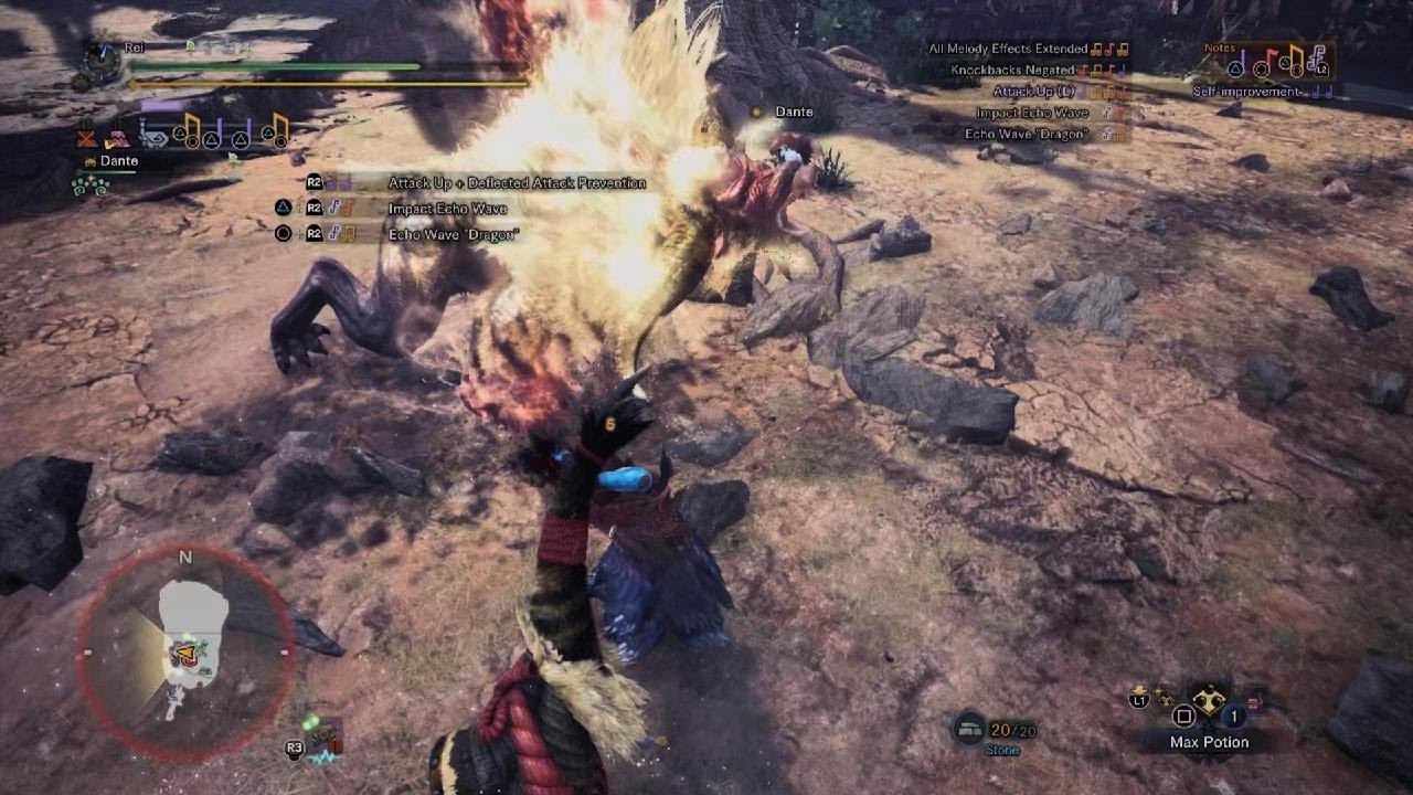 Monster Hunter World Iceborne Hunting Horn vs Tempered Furious Rajang