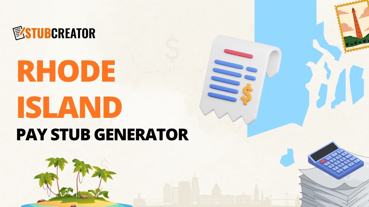 Rhode Island Paystub Generator | Create Accurate Pay Stubs Online in Minutes