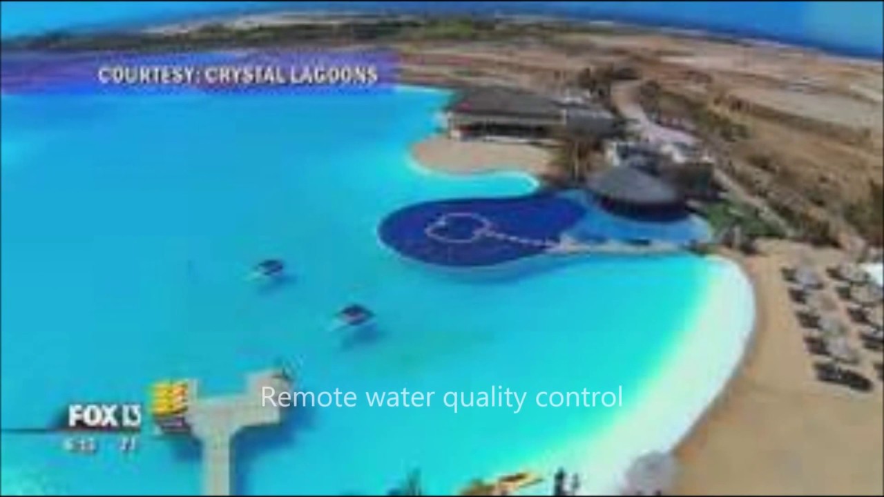 Crystal Lagoon in Wesley Chapel, Florida