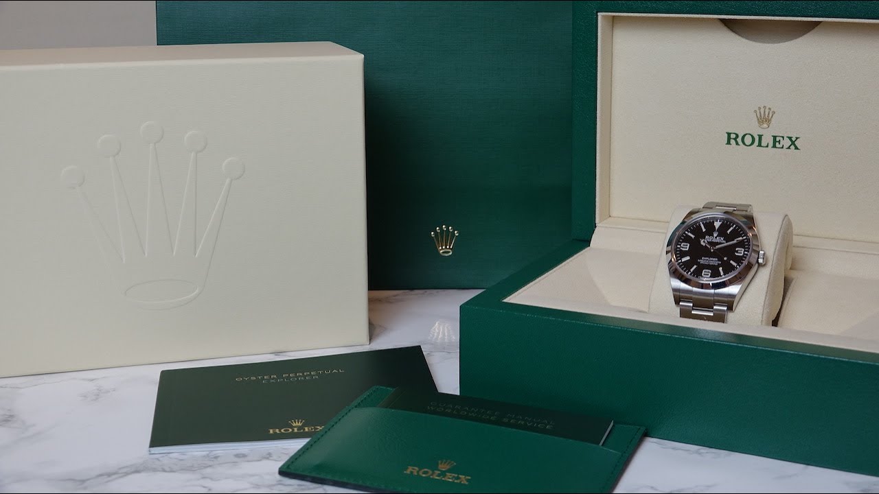 Обзор 4K: распаковка часов Rolex Explorer 214270 «Mark II»