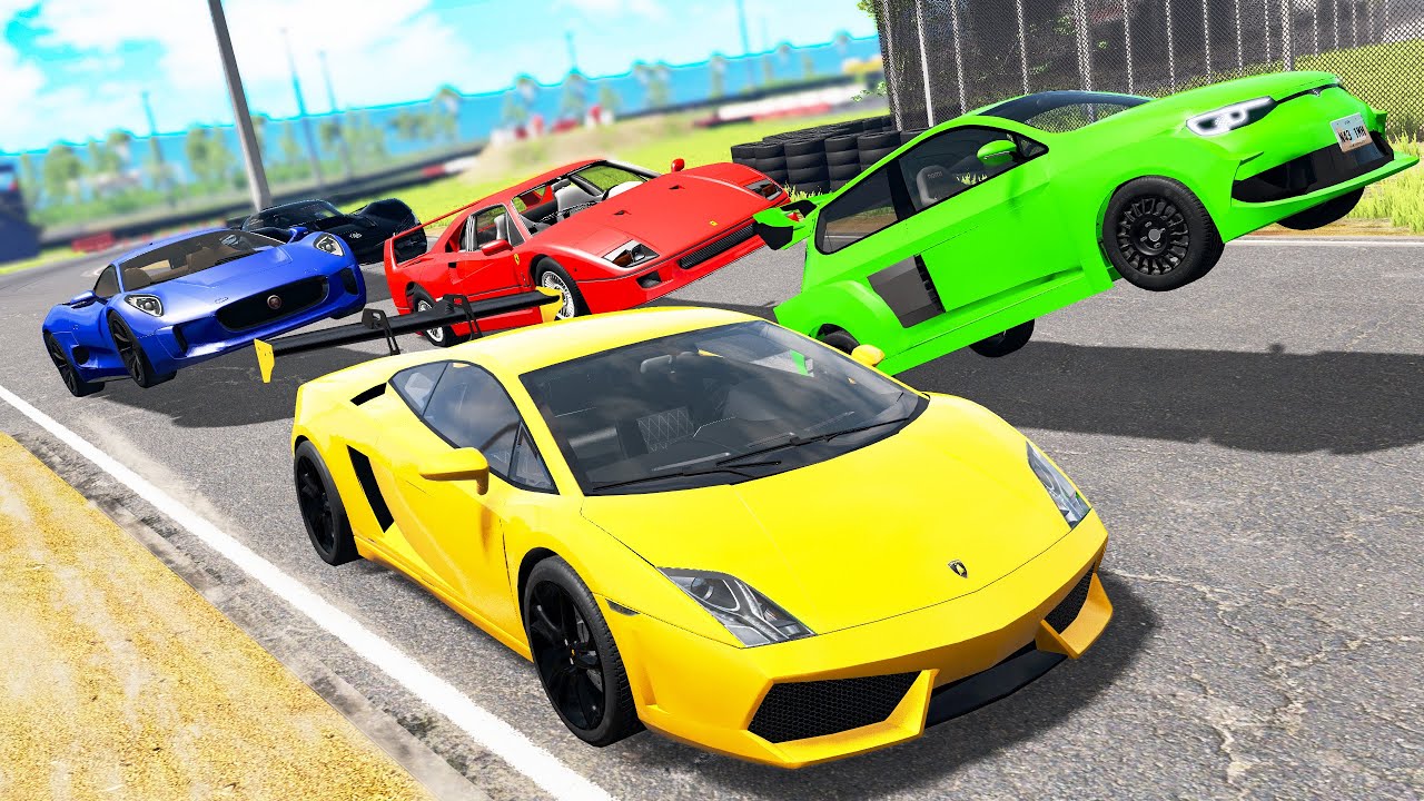 Sports Сar Racing Competition #4 - Beamng drive