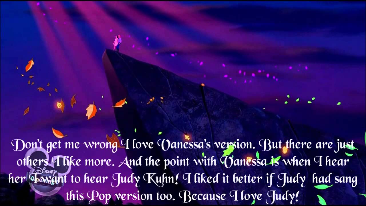 My Personal Ranking Colors of the Wind {Pop version}