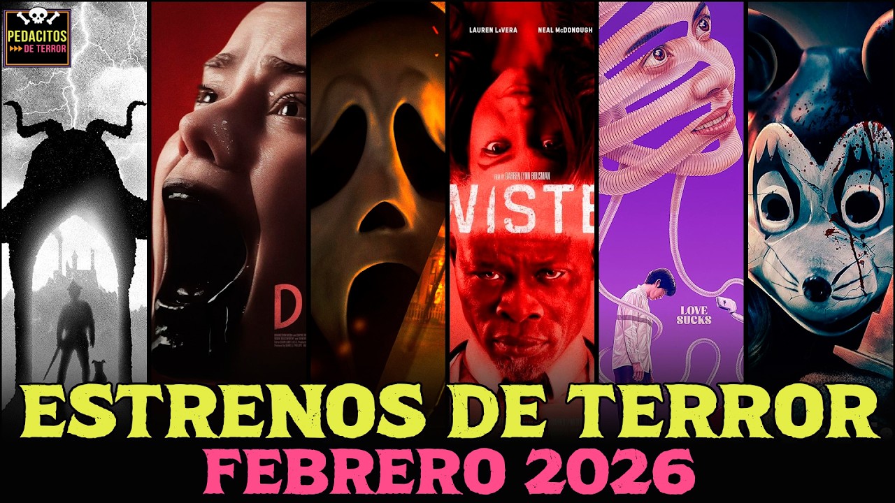 PELICULAS de TERROR que ESTRENAN en FEBRERO 2026