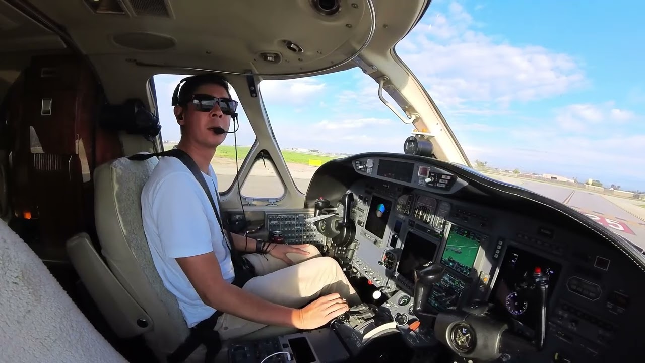 POV Flying a small private jet!