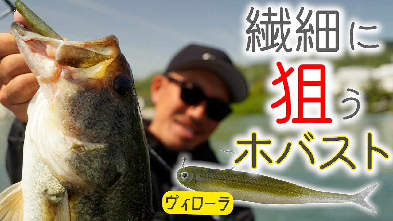 【バス釣り】ホバストに最適な超繊細ロッドでバスを狙う