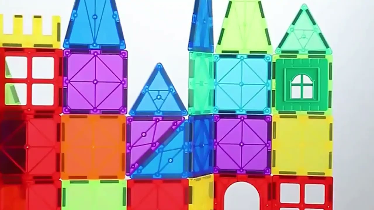 Montessori Magnetische Bausteine (60 St&uuml;ck) | Montessori spielzeug
