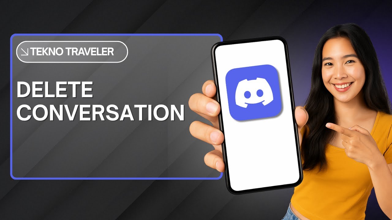 HOW TO DELETE A CONVERSATION IN THE DISCORD APP