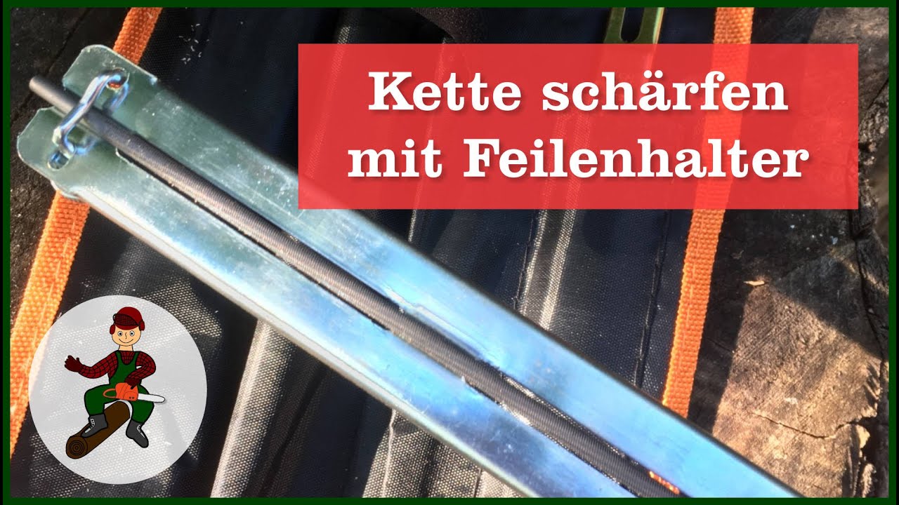 Kette sch&auml;rfen mit dem Feilenhalter von Dolpima