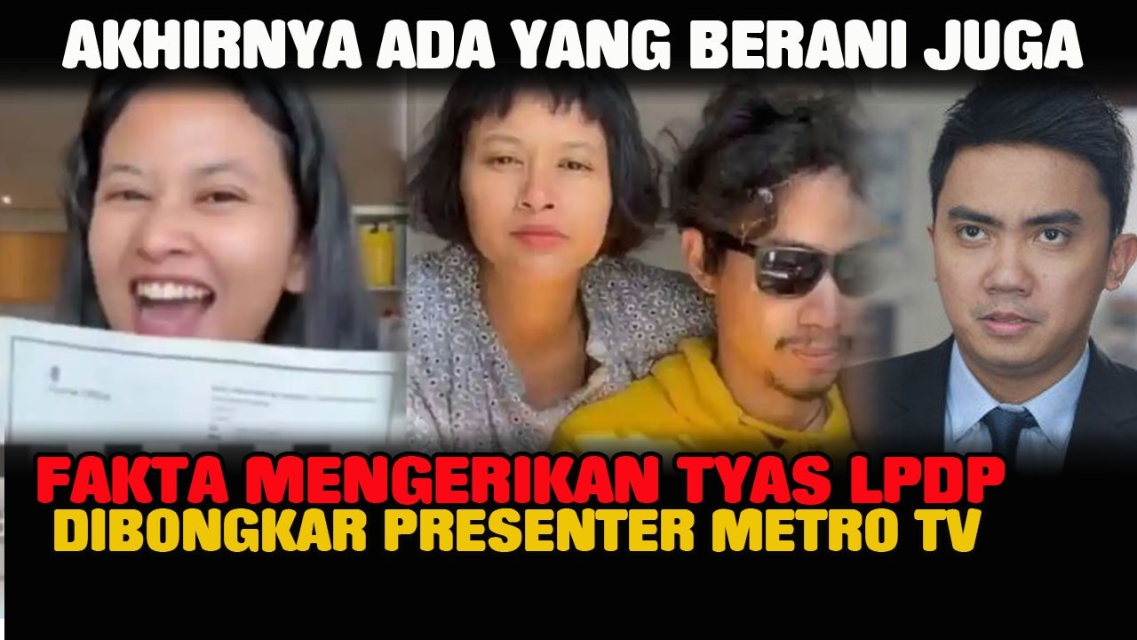 Presenter Metro TV Bongkar Fakta Mengerikan Tentang Tyas LPDP