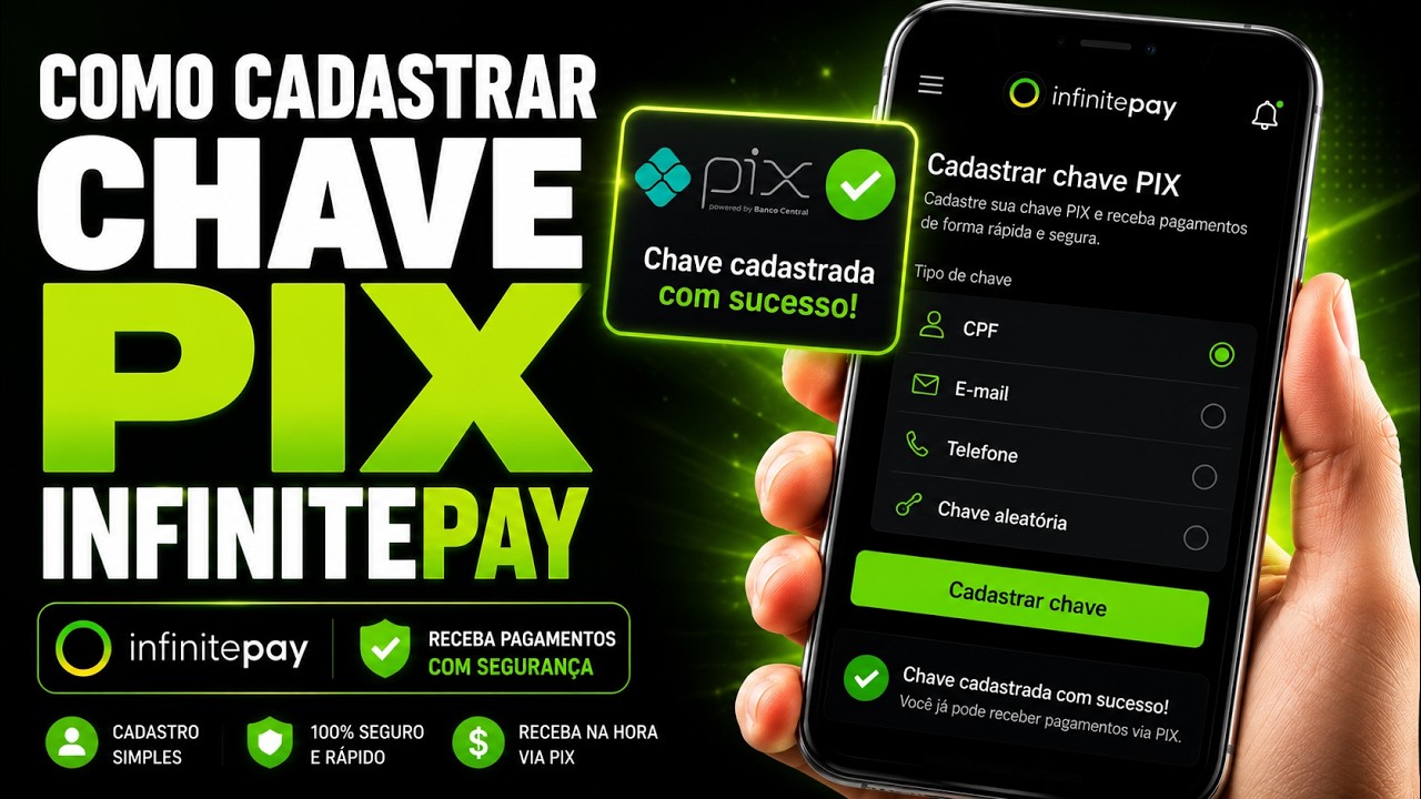 COMO CADASTRAR CHAVE PIX INFINITEPAY 2026 (CADASTRAR CHAVE PIX INFINITE PAY)