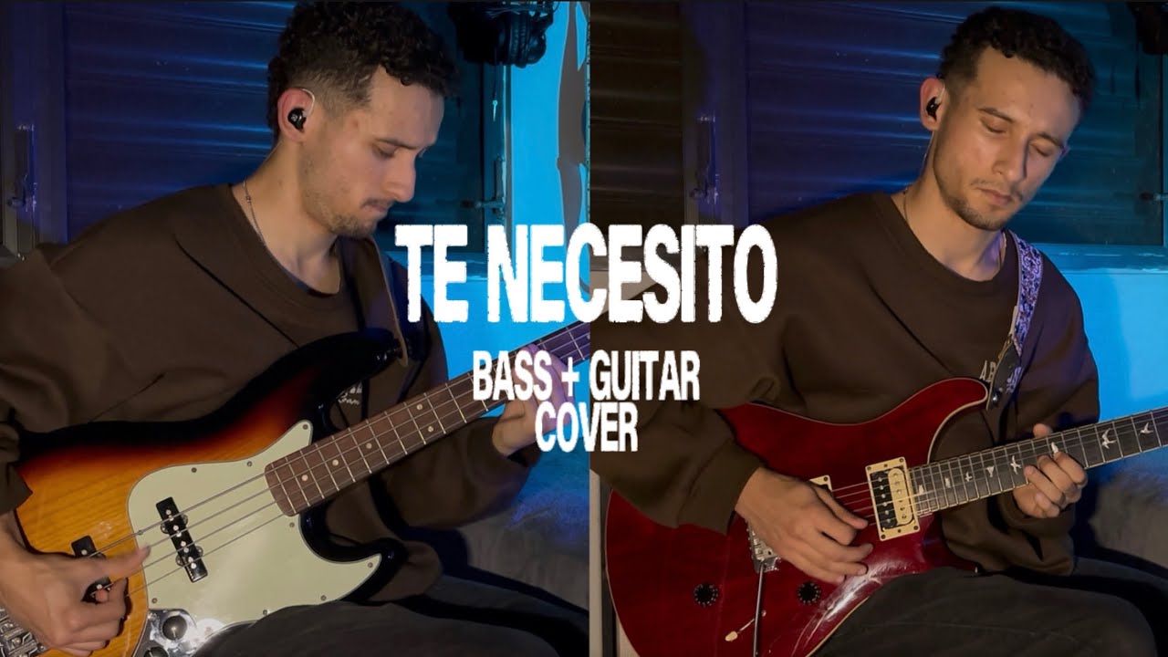 Te necesito by Gilberto Peguero | Guitar + Bass cover
