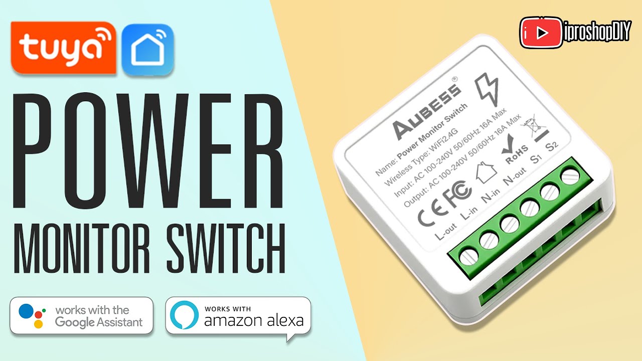 Tuya Wi-Fi Power Monitor Switch ⚡ ร้อยกว่าบาทวัดค่าพลังงานได้