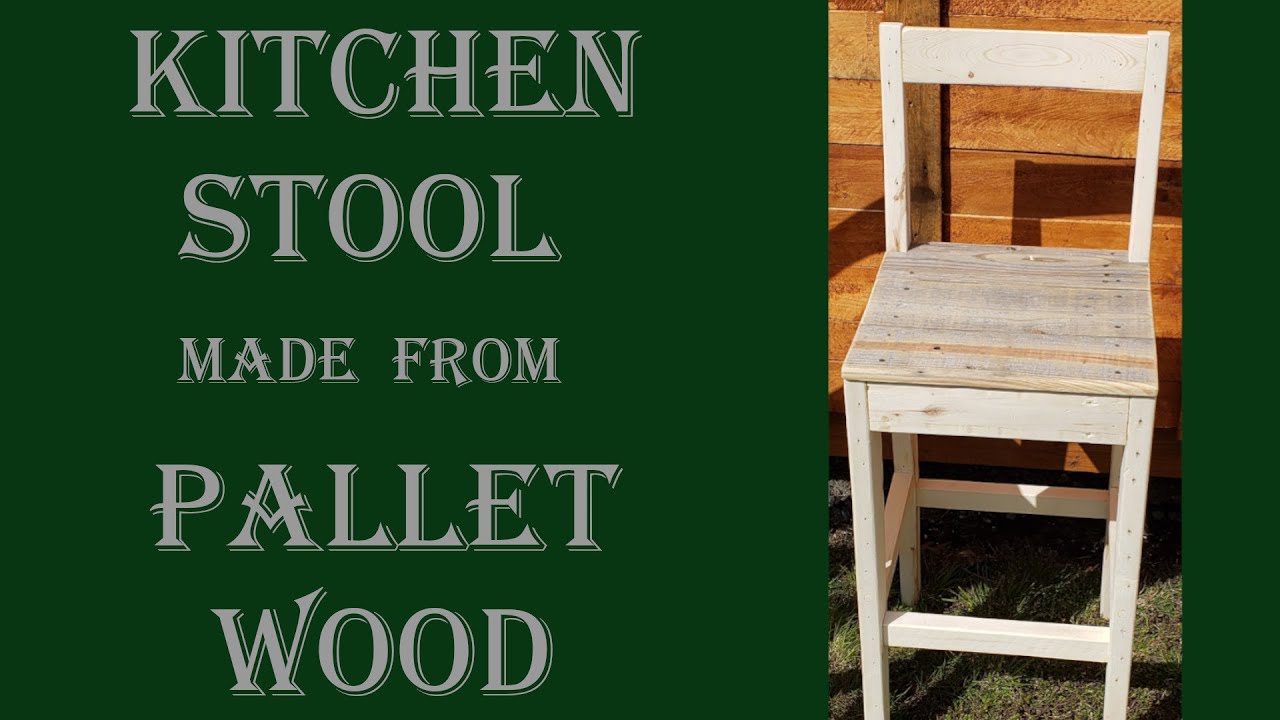 Kitchen Stool made out of Pallet Wood