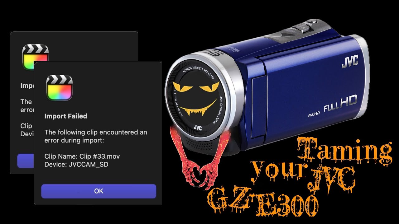 Как приручить камеру JVC AVCHD GZ-E300 для вашего Mac (и заставить её работать!)