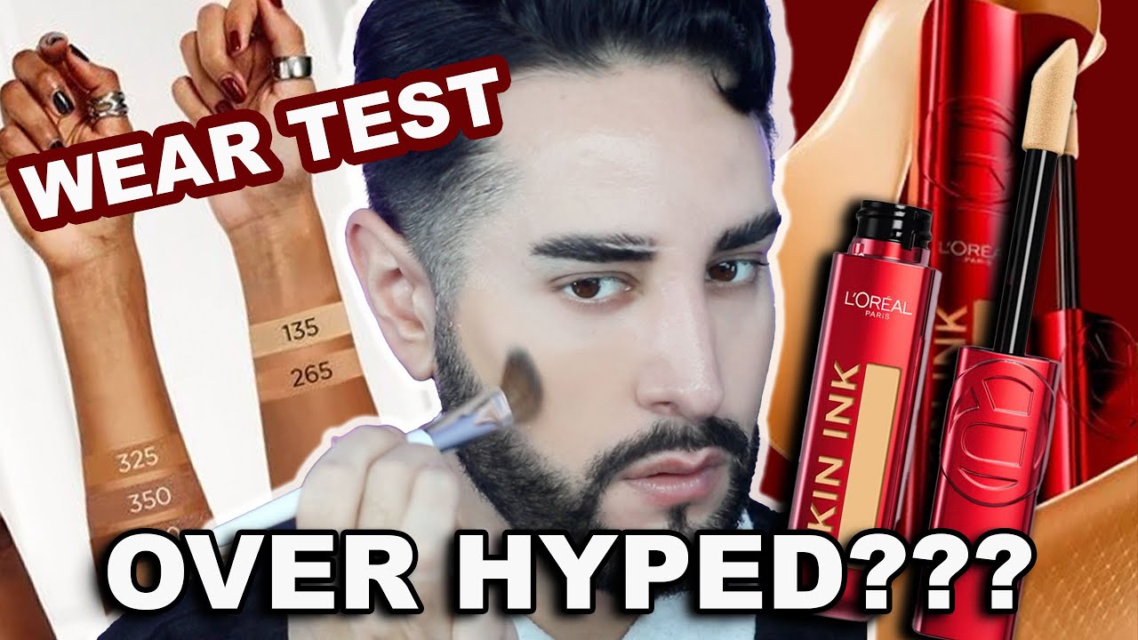 The Most OVERHYPED foundation ever???? | L'oreal skin ink wear test