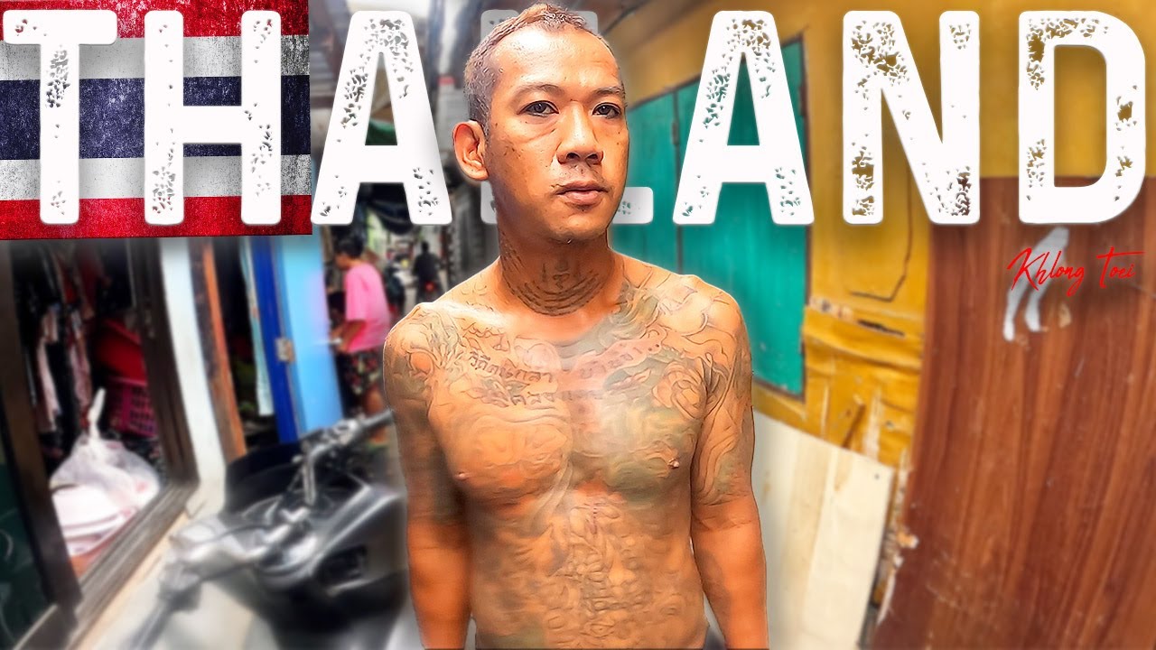 Thai SLUM Of Bangkok, Thailand 🇹🇭 | The KHLONG TOEI Documentary
