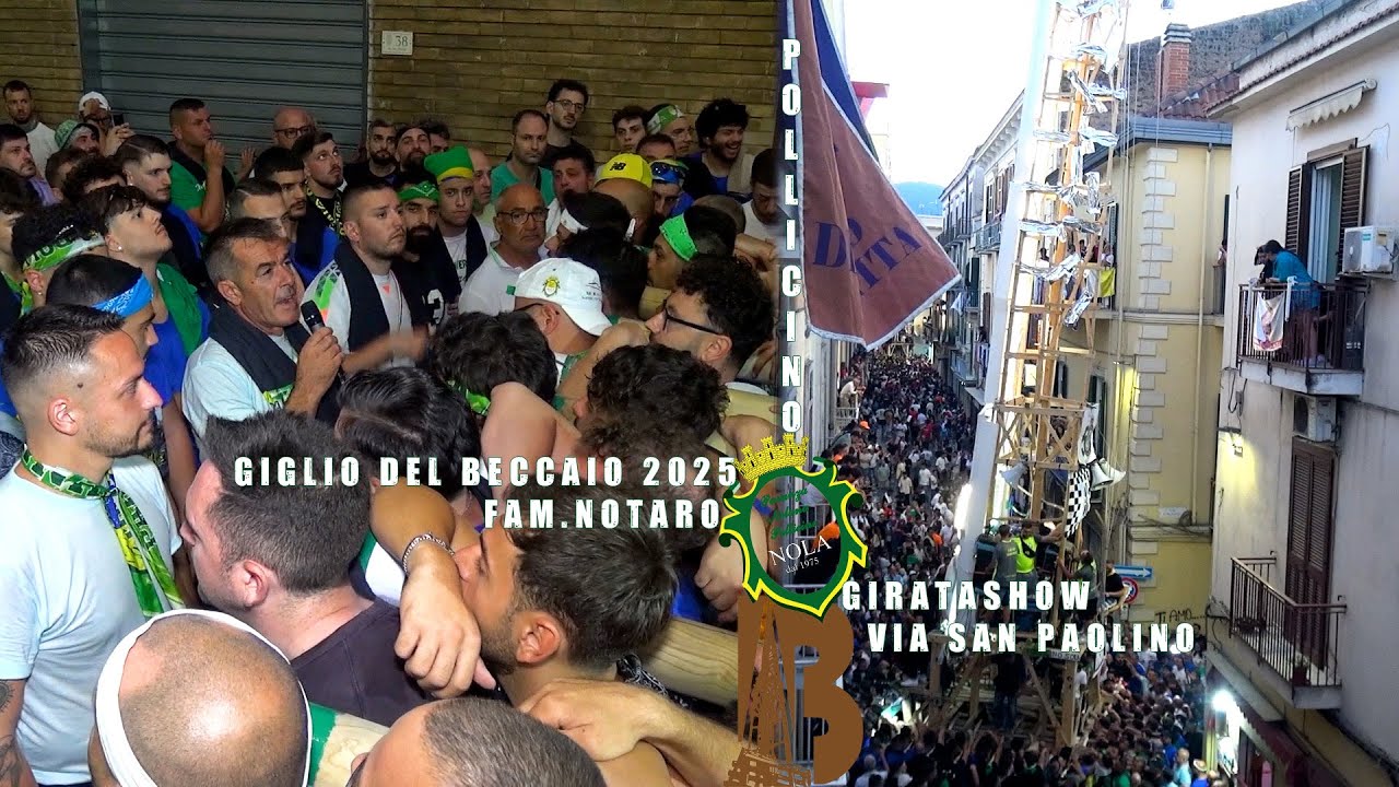🟫BECCAIO 2025🟩GIRATA SHOW VIA SAN PAOLINO🟩P.za POLLICINO🟩NOTARO