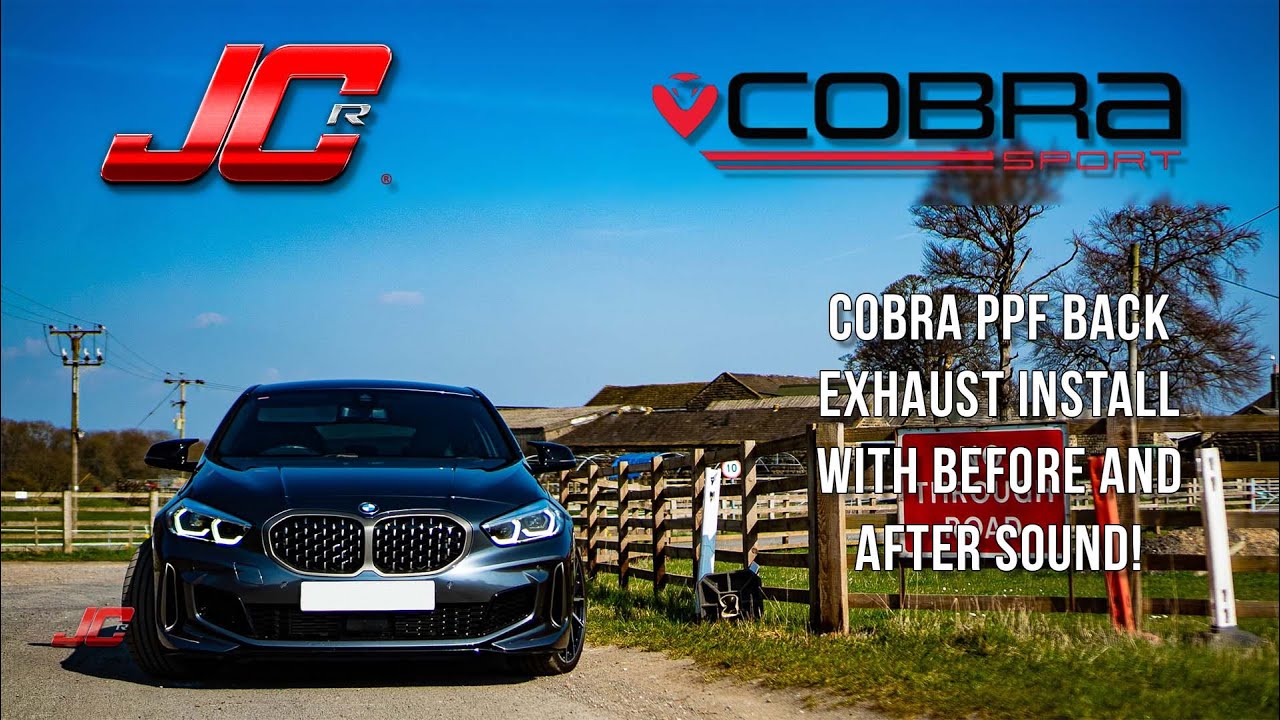 Установка выхлопной системы PPF на BMW M135i F40 Cobra Sport: фото до и после.