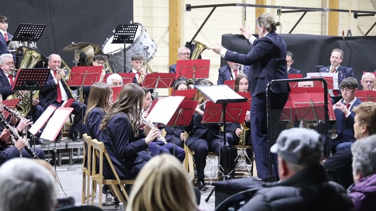 Concierto de Santa Cecilia banda de música A.M. Compases del Duero San Esteban de Gormaz