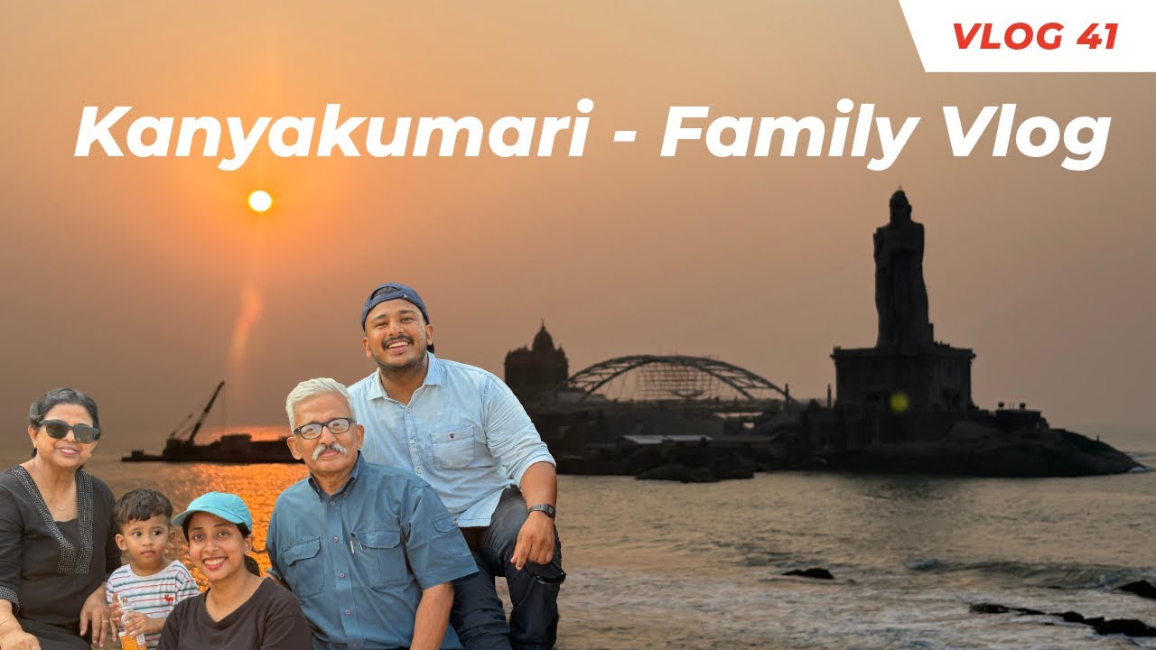 Kanyakumari Trip with Family 🌅 | Sunrise, Sunset & Complete Travel Vlog | India’s Southernmost Point