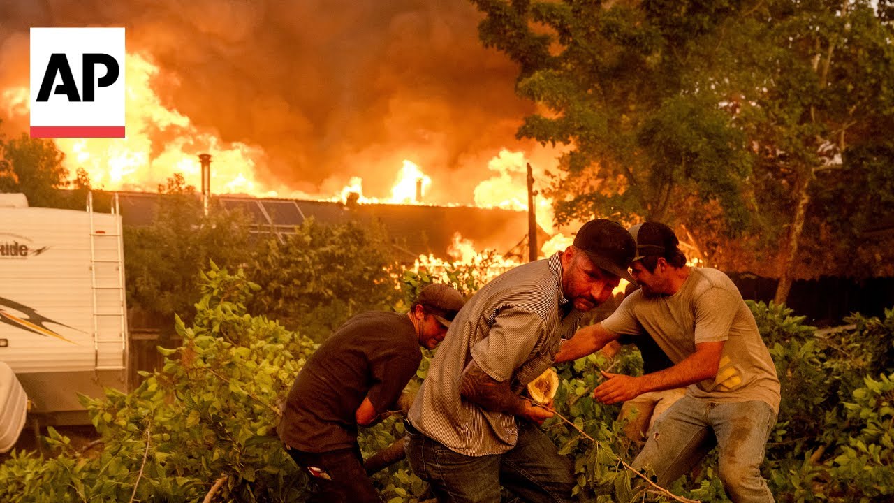 Wildfire scorches historic California gold mining town, burning multiple homes