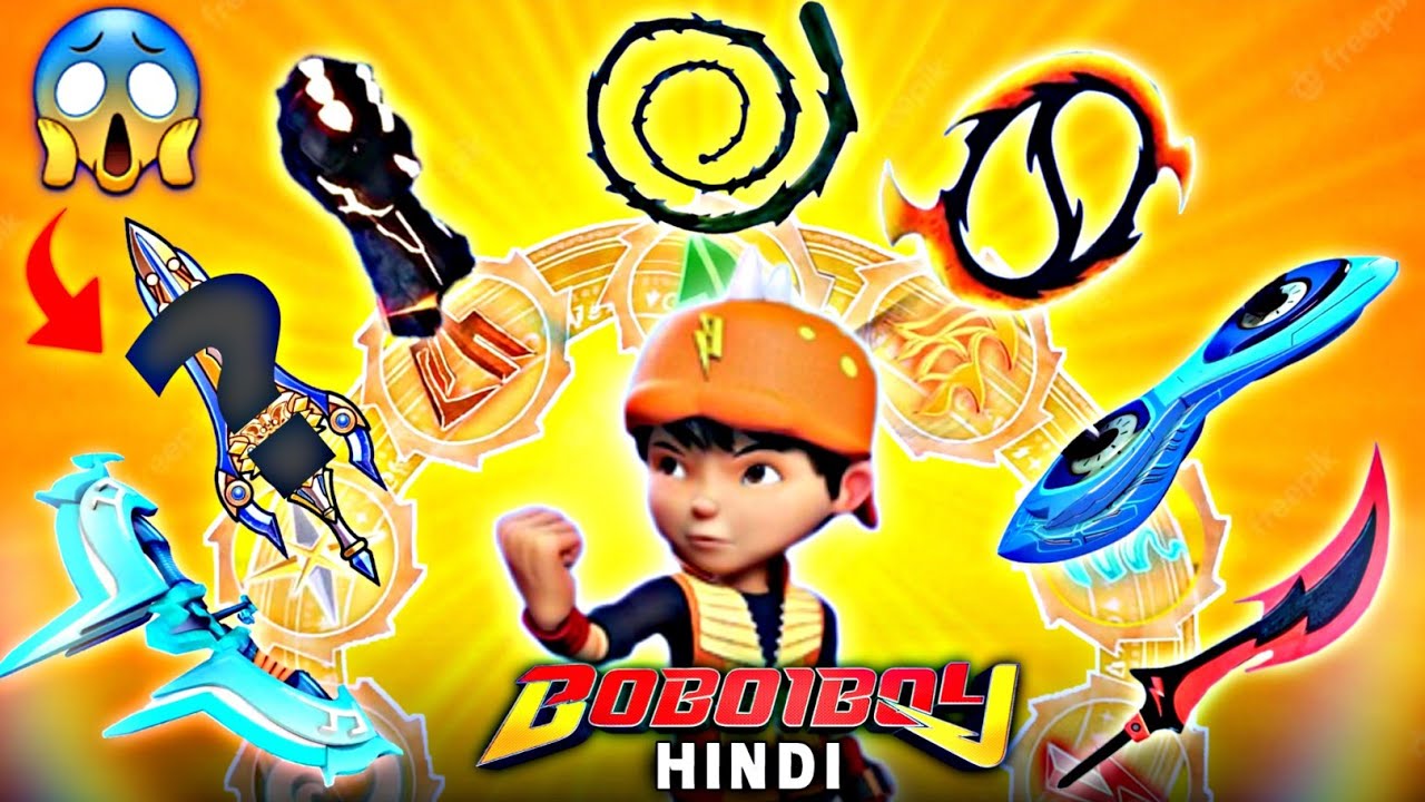 BoBoiBoy All Elements Weapons🔥 | Explained in Hindi